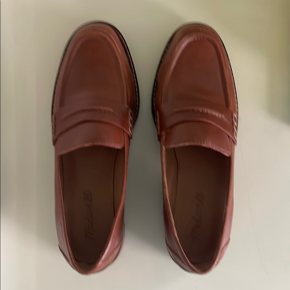 Madewell Brown Lug Loafers